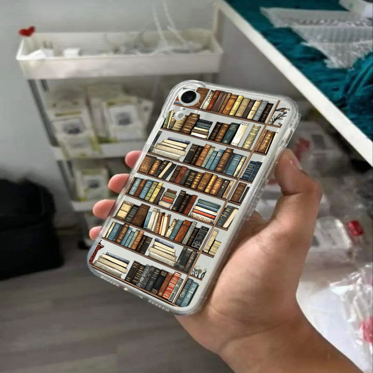 کاور طرح Library مناسب برای گوشی موبایل اپل Iphone Xr