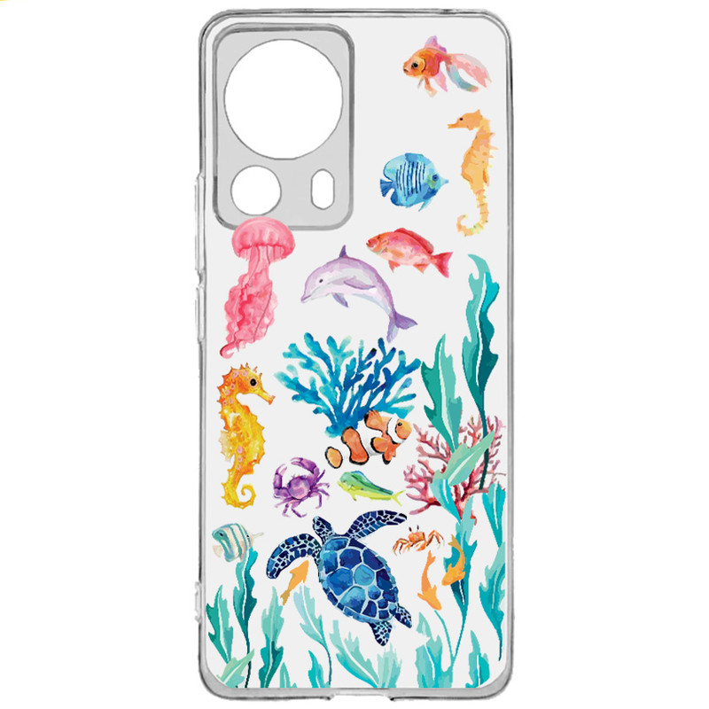 کاور طرح Ocean مناسب برای گوشی موبایل شیائومی Mi 13 Lite