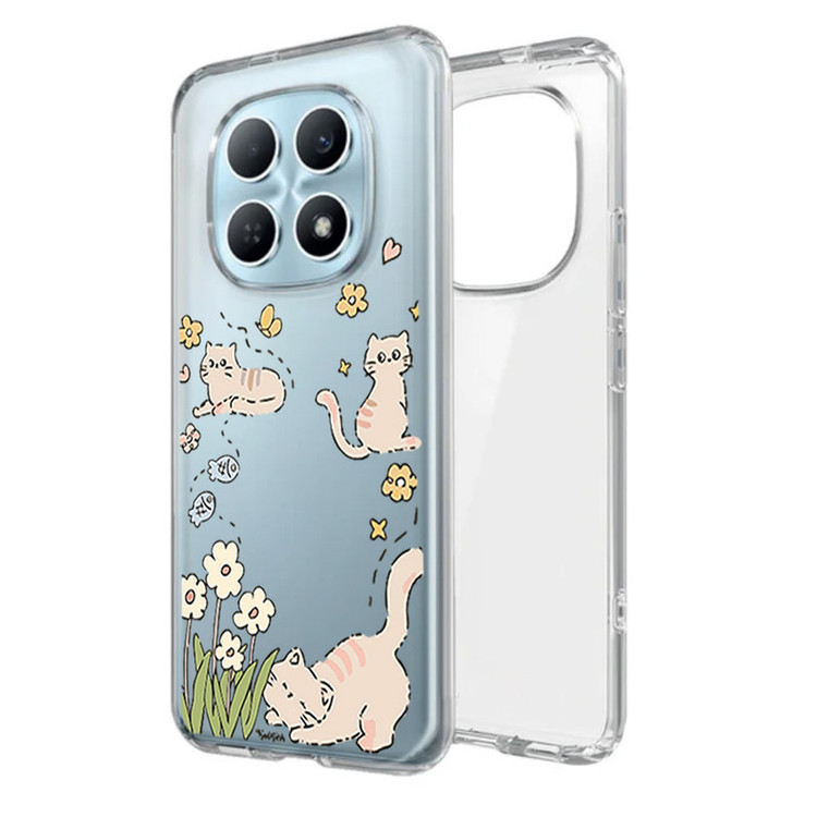 کاور طرح Cat & Flower مناسب برای گوشی موبایل شیائومی Redmi Note 15 Pro 5G