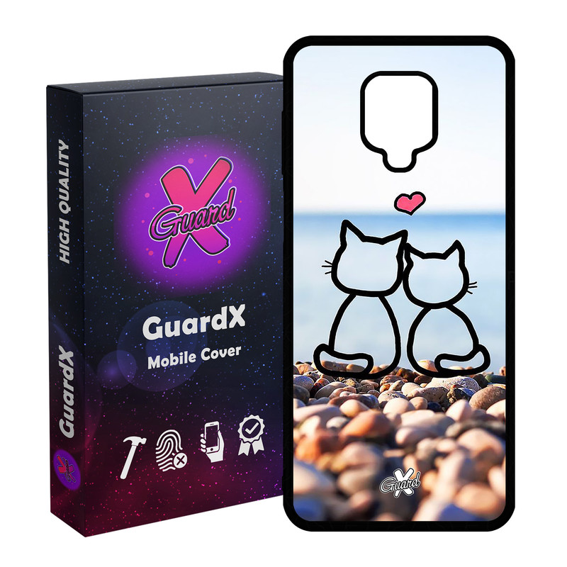 کاور گارد ایکس طرح Love مدل Glass10016 مناسب برای گوشی موبایل شیائومی Redmi Note 9S / Note 9 Pro / Note 9 Pro Max