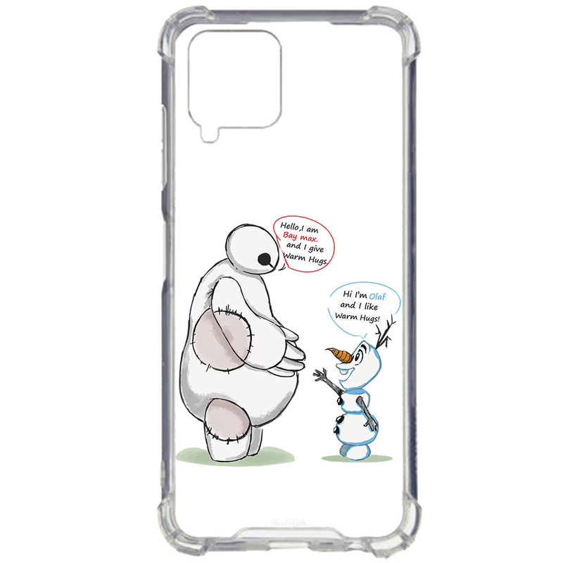 کاور مدل Olaf & Big Hero مناسب برای گوشی موبایل سامسونگ Galaxy M62