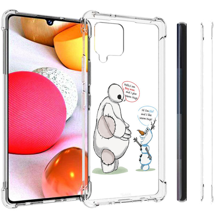 کاور مدل Olaf & Big Hero مناسب برای گوشی موبایل سامسونگ Galaxy M62