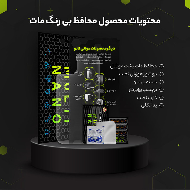 محافظ پشت گوشی مات نانو هیدروژل مولتی نانو مدل X-F1B مناسب برای گوشی موبایل شیائومی Poco X7 Pro