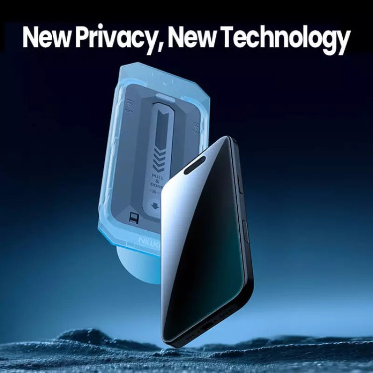 محافظ صفحه نمایش حریم شخصی نیلکین مدل Guardian-Pry مناسب برای گوشی موبایل اپل iPhone 17 Pro / 17 / 16 Pro به همراه کیت