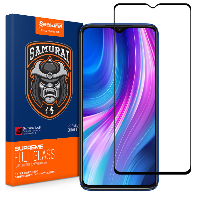 محافظ صفحه نمایش شیشه ای سامورایی مدل ovglass مناسب برای گوشی موبایل شیائومی Redmi Note 8 Pro