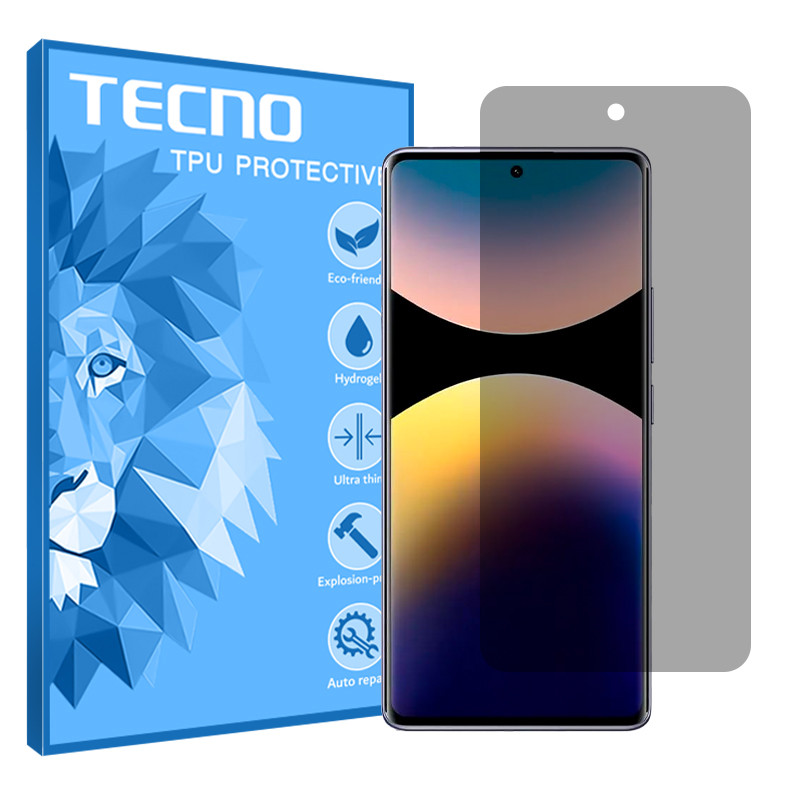محافظ صفحه نمایش حریم شخصی تکنو مدل Resistant مناسب برای گوشی موبایل شیائومی Redmi Note 14 Pro 4G