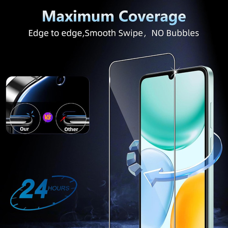 محافظ صفحه نمایش سامورایی مدل Invisiglass مناسب برای گوشی موبایل آنر X7c / X7d