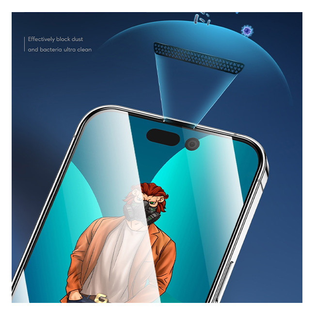 محافظ صفحه نمایش مات بادیگارد مدل MA مناسب برای گوشی موبایل اپل iPhone 15 Pro Max