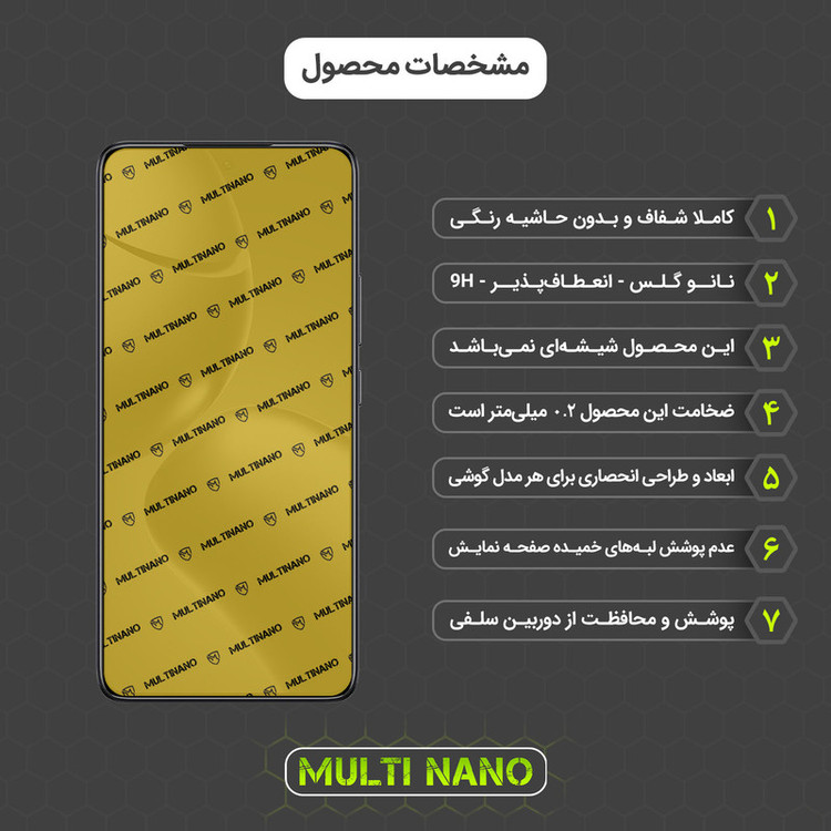 محافظ صفحه نمایش شفاف مولتی نانو مدل X-S1N مناسب برای گوشی موبایل شیائومی 14T Pro