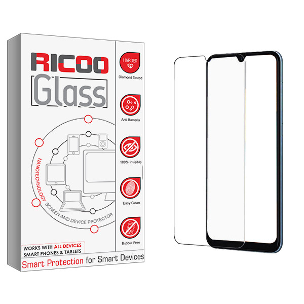 محافظ صفحه نمایش شیشه ای ریکو مدل Ricoo Glass مناسب برای گوشی موبایل سامسونگ Galaxy M10 / M20