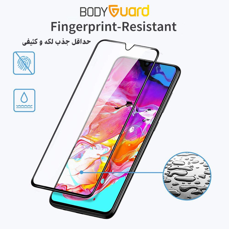 محافظ صفحه نمایش شیشه ای بادیگارد مدل FS مناسب برای گوشی موبایل سامسونگ Galaxy A25