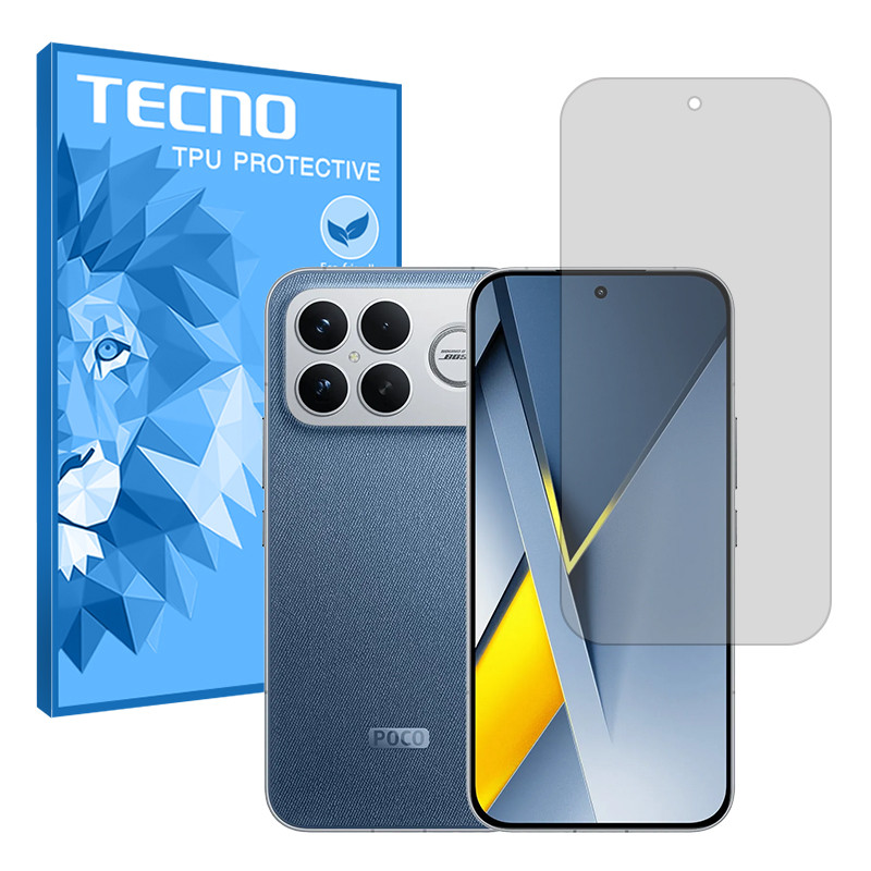 محافظ صفحه نمایش شفاف تکنو مدل Resistant مناسب برای گوشی موبایل شیائومی Poco F8 Ultra