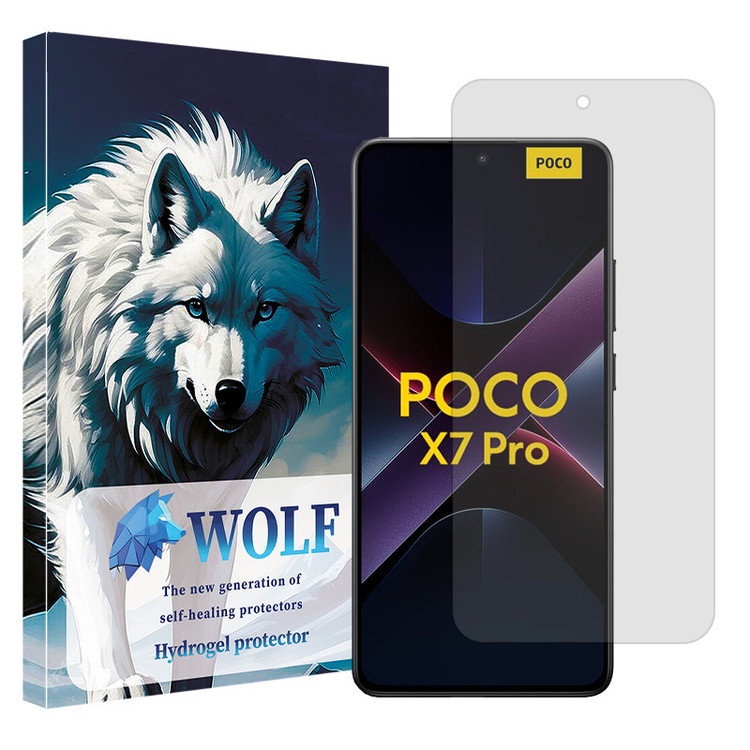 محافظ صفحه نمایش مات ولف مدل Tough مناسب برای گوشی موبایل شیائومی Poco X7 Pro