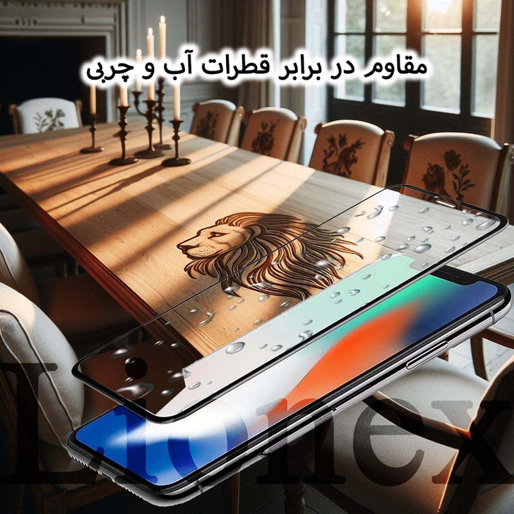 محافظ صفحه نمایش سرامیکی شفاف لایونکس مدل CERAMICNANOLI مناسب برای گوشی موبایل شیائومی 13T / 13T Pro / K60 Ultra به همراه محافظ پشت گوشی