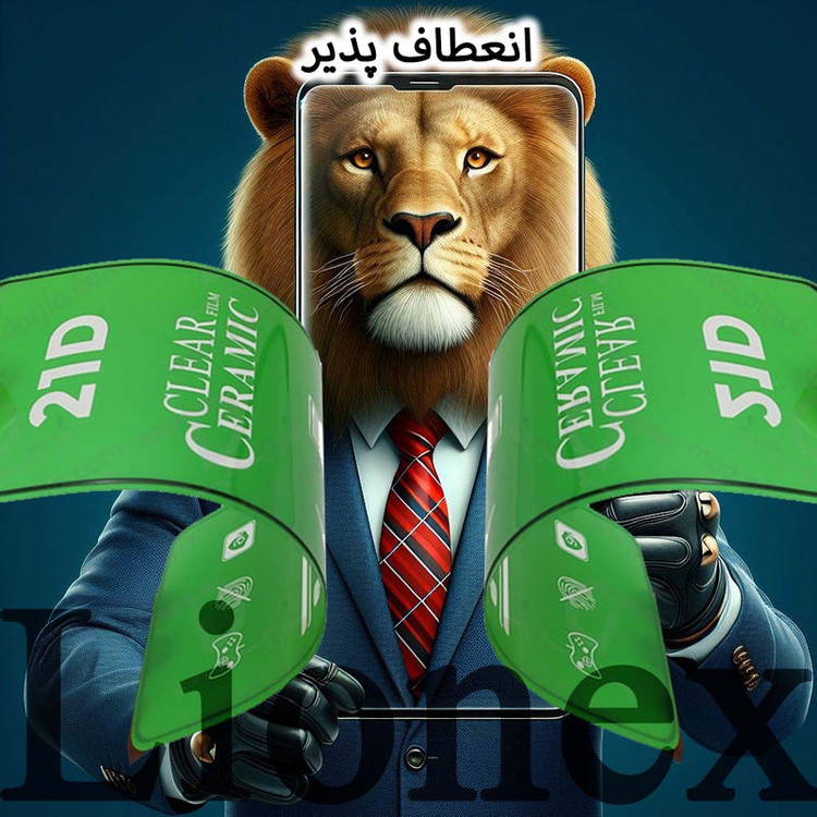محافظ صفحه نمایش سرامیکی شفاف لایونکس مدل CERAMICNANOLI مناسب برای گوشی موبایل شیائومی 13T / 13T Pro / K60 Ultra به همراه محافظ پشت گوشی