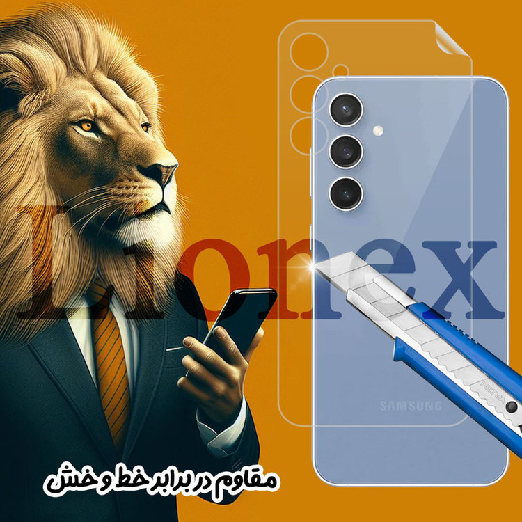 محافظ صفحه نمایش سرامیکی شفاف لایونکس مدل CERAMICNANOLI مناسب برای گوشی موبایل شیائومی 13T / 13T Pro / K60 Ultra به همراه محافظ پشت گوشی