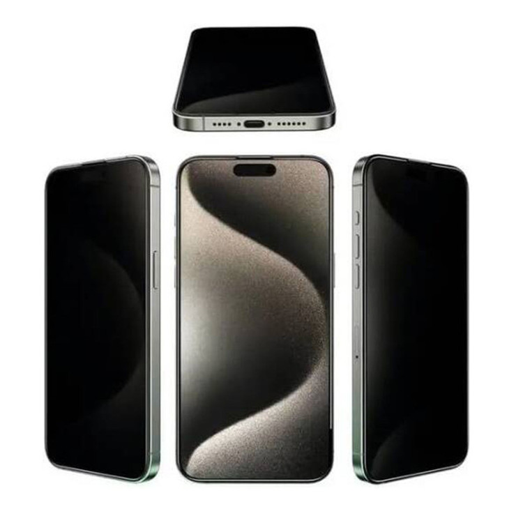 محافظ صفحه نمایش حریم خصوصی گرین لاین مدل Anthony 360 Privacy مناسب برای گوشی موبایل اپل iPhone 15 pro