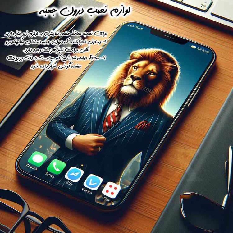 محافظ صفحه نمایش لایونکس مدل SUPERLIONEN مناسب برای گوشی موبایل اپل iPhone 7 Plus / iPhone 8 Plus