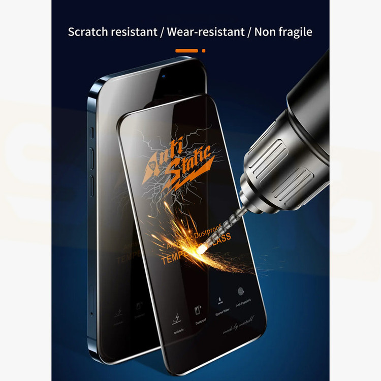 محافظ صفحه نمایش آنتی استاتیک اسپریگ مدل Antistatic_MTB مناسب برای گوشی موبایل سامسونگ Galaxy A12 / A02s / A03s / A13 4G بسته دو عددی
