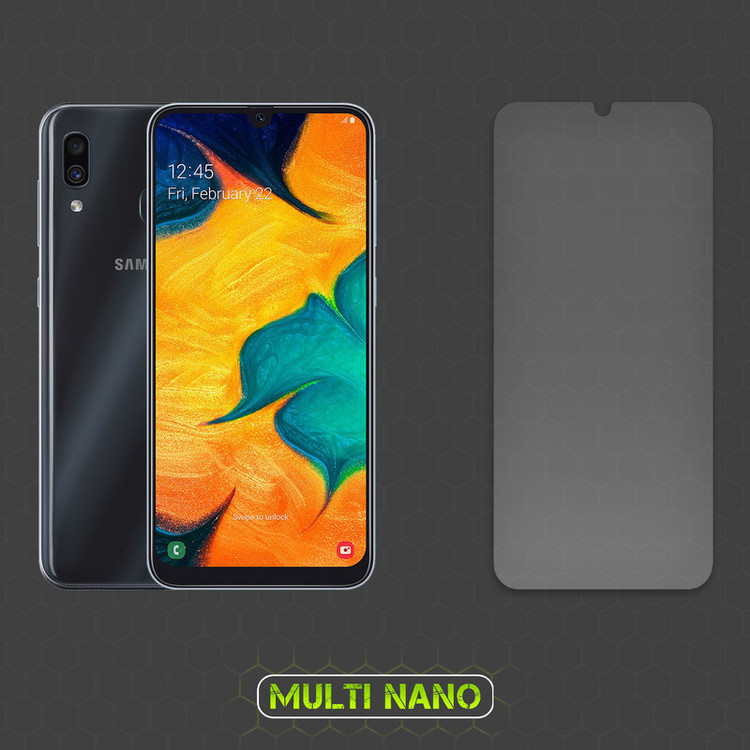 محافظ صفحه نمایش مات مولتی نانو مدل X-S2M مناسب برای گوشی موبایل سامسونگ Galaxy A30 بسته دو عددی