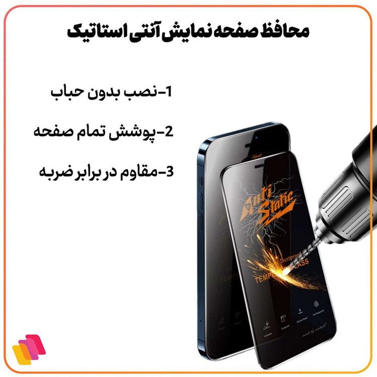 محافظ صفحه نمایش آنتی استاتیک شهر گلس مدل ANTIDUSTSH مناسب برای گوشی موبایل شیائومی Redmi Note 13 5G