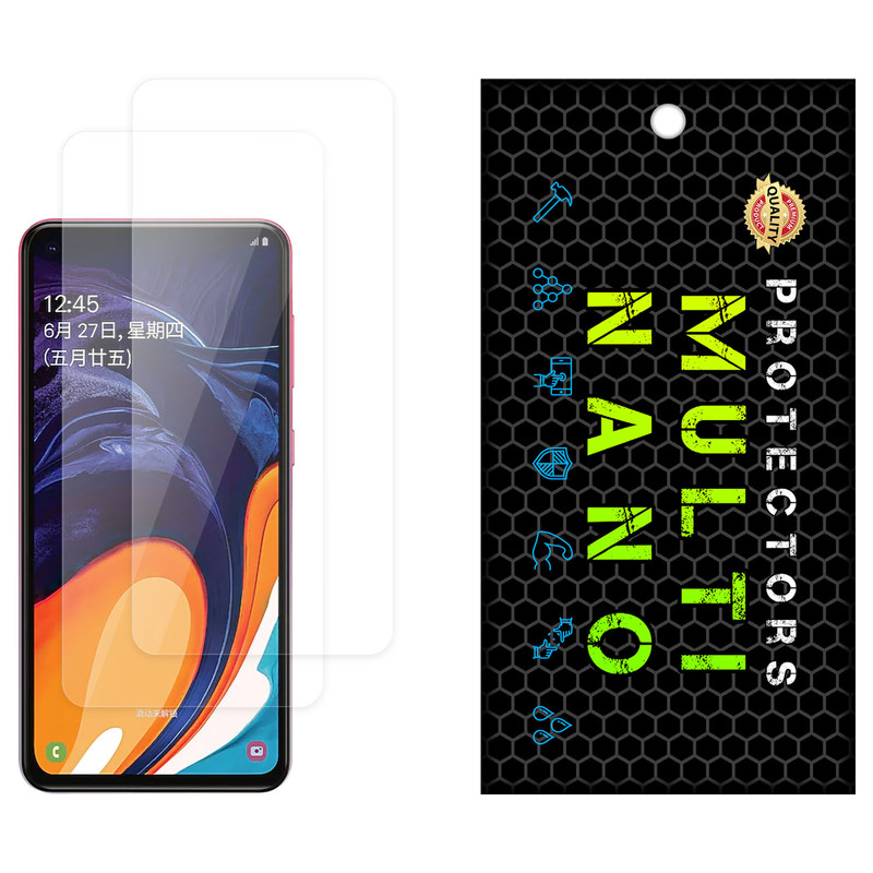 محافظ صفحه نمایش مولتی نانو مدل X-S2N مناسب برای گوشی موبایل سامسونگ Galaxy A60 بسته دو عددی