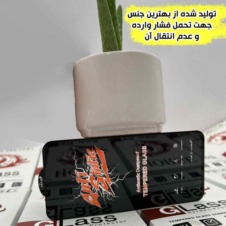 محافظ صفحه نمایش آنتی استاتیک هورس مدل ANTIDUSTHNW مناسب برای گوشی موبایل اپل iPhone 15 Pro
