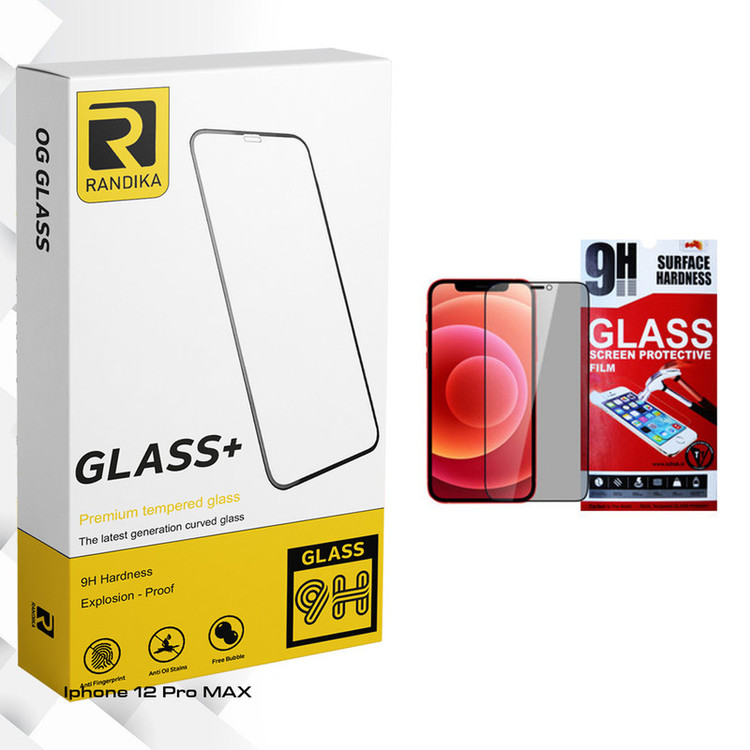 محافظ صفحه نمایش حریم شخصی راندیکا مدل GLD مناسب برای گوشی موبایل اپل Iphone 12 Pro MAX