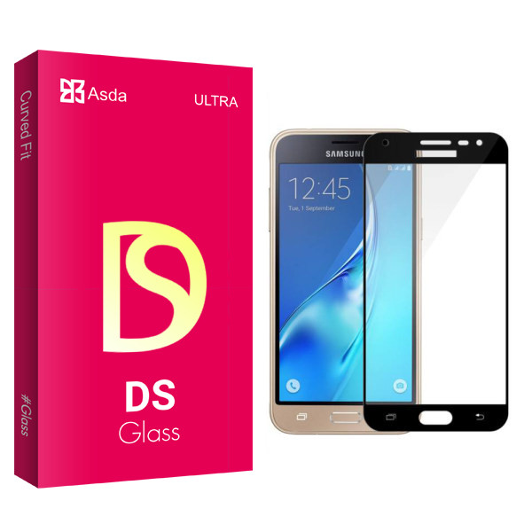 محافظ صفحه نمایش شیشه ای آسدا مدل DS مناسب برای گوشی موبایل سامسونگ galaxy J3 Pro