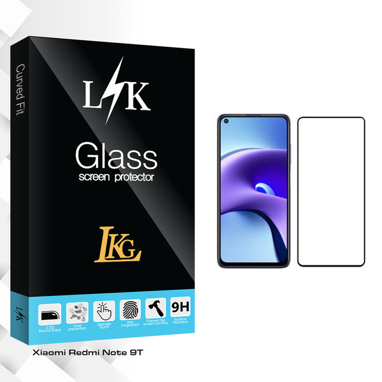 محافظ صفحه نمایش ال کا جی مدل LK Glass مناسب برای گوشی موبایل شیائومی Redmi Note 9T