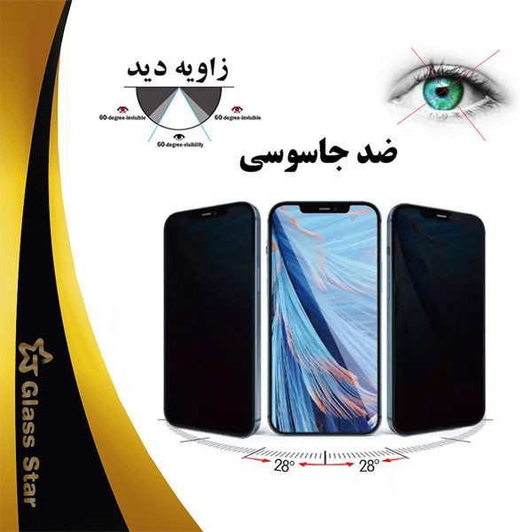 محافظ صفحه نمایش حریم شخصی گلس استار مدل PFGA مناسب برای گوشی موبایل سامسونگ Galaxy A10s