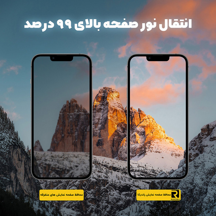 محافظ صفحه نمایش شیشه ای راندیکا مدل RK مناسب برای گوشی موبایل شیائومی Redmi A2 Plus