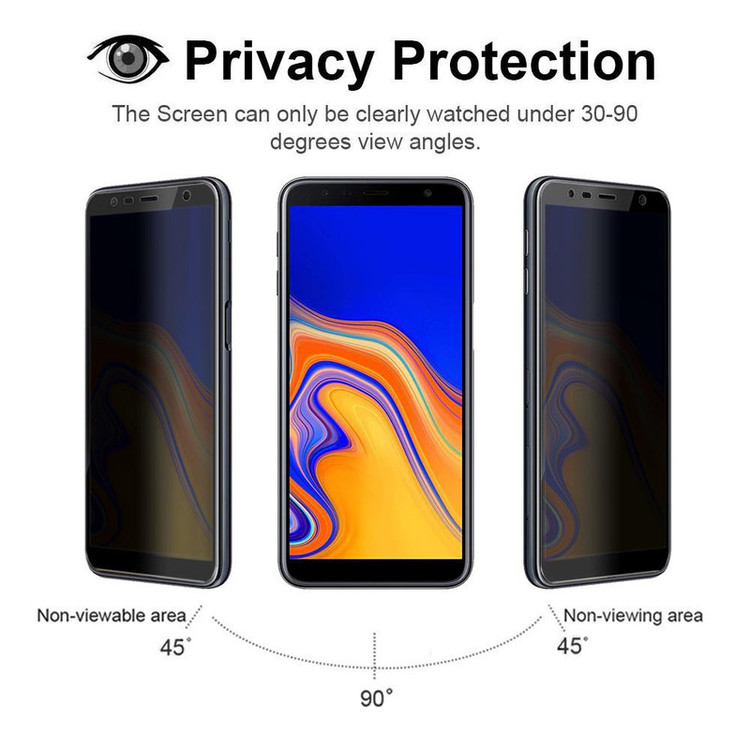 محافظ صفحه نمایش حریم شخصی بادیگارد مدل PS مناسب برای گوشی موبایل سامسونگ Galaxy J4