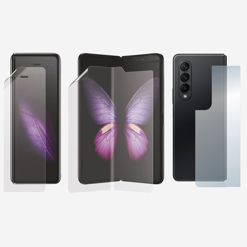 محافظ صفحه نمایش بادیگارد مدل Hydro Gel مناسب برای گوشی موبایل سامسونگ Galaxy Z Fold 3 به همراه محافظ پشت گوشی