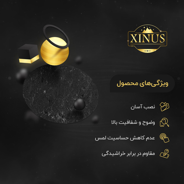 محافظ صفحه نمایش سرامیکی ژینوس مدل CERAMX مناسب برای گوشی موبایل سامسونگ Galaxy A24
