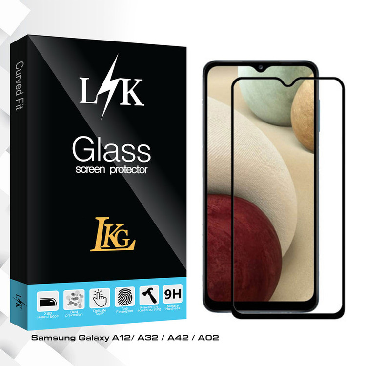 محافظ صفحه نمایش ال کا جی مدل LK Glass مناسب برای گوشی موبایل سامسونگ Galaxy A12/ A32 / A42/ A02