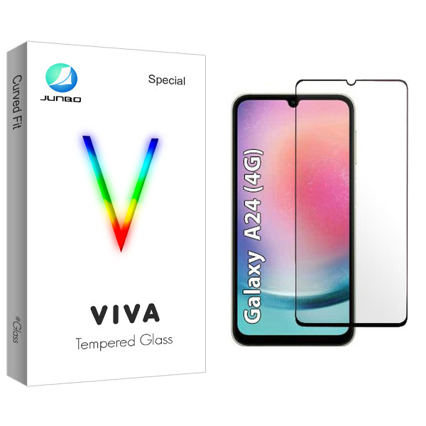 محافظ صفحه نمایش شیشه ای جانبو مدل Viva مناسب برای گوشی موبایل سامسونگ Galaxy A24 4G