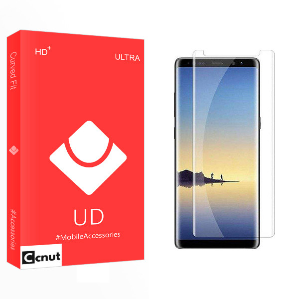 محافظ صفحه نمایش کوکونات مدل UD UV مناسب برای گوشی موبایل سامسونگ Galaxy Note 8