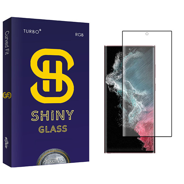 محافظ صفحه نمایش شیشه ای آتوچبو مدل Shiny Glass مناسب برای گوشی موبایل سامسونگ Galaxy S22 Ultra