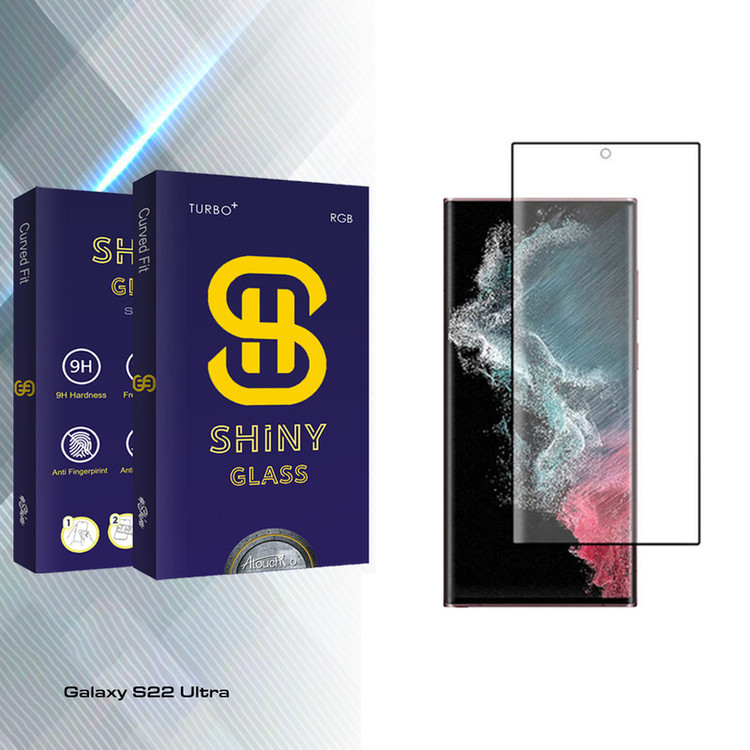 محافظ صفحه نمایش شیشه ای آتوچبو مدل Shiny Glass مناسب برای گوشی موبایل سامسونگ Galaxy S22 Ultra