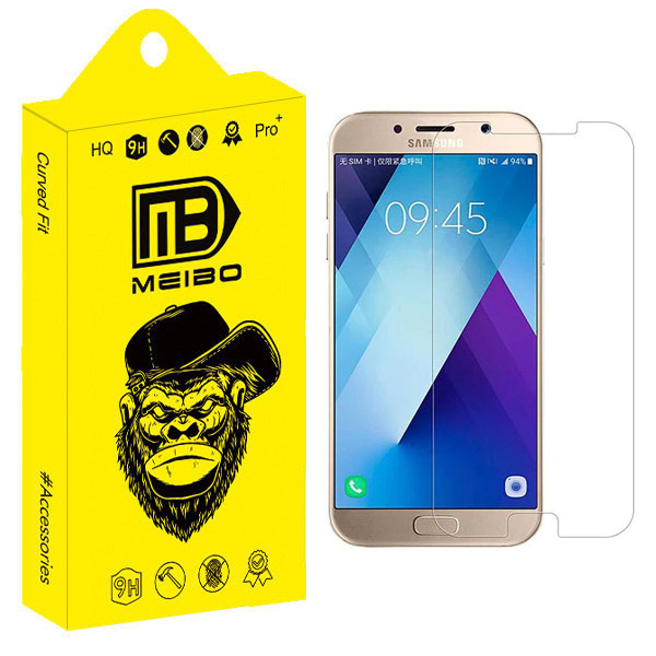 محافظ صفحه نمایش شیشه ای میبو مدل Transparent مناسب برای گوشی موبایل سامسونگ Galaxy A7 2017 / A720