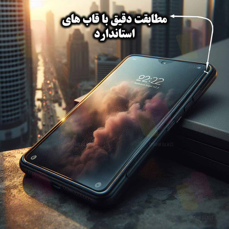 محافظ صفحه نمایش حریم شخصی شهر گلس مدل PRIVFULLS مناسب برای گوشی موبایل سامسونگ Galaxy A22 5G / A14 4G / A14 5G