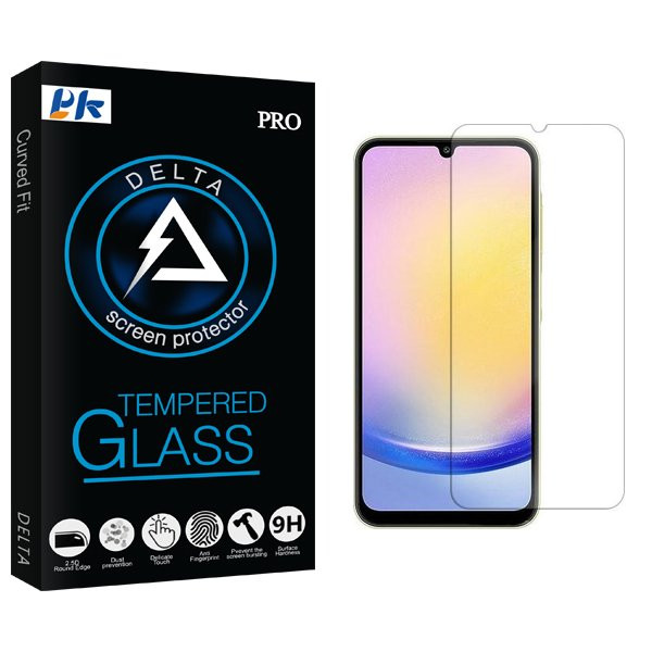 محافظ صفحه نمایش پی کی مدل Delta مناسب برای گوشی موبایل سامسونگ Galaxy A25