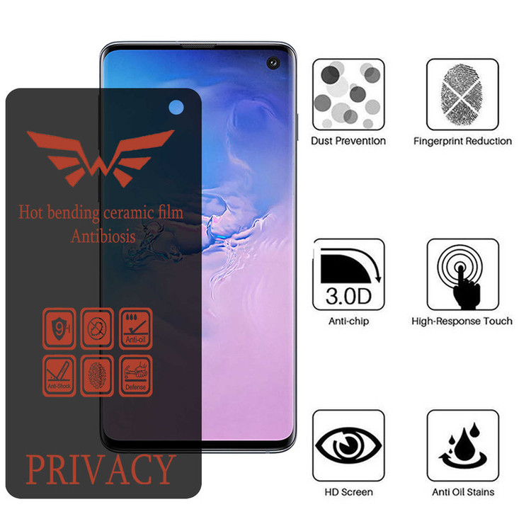 محافظ صفحه نمایش حریم شخصی اپیکوی مدل Nano-Privacy مناسب برای گوشی موبایل سامسونگ Galaxy S10