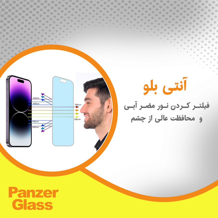محافظ صفحه نمایش آنتی بلو پنزر گلس مدل Resistant مناسب برای گوشی موبایل شیائومی 14T Pro