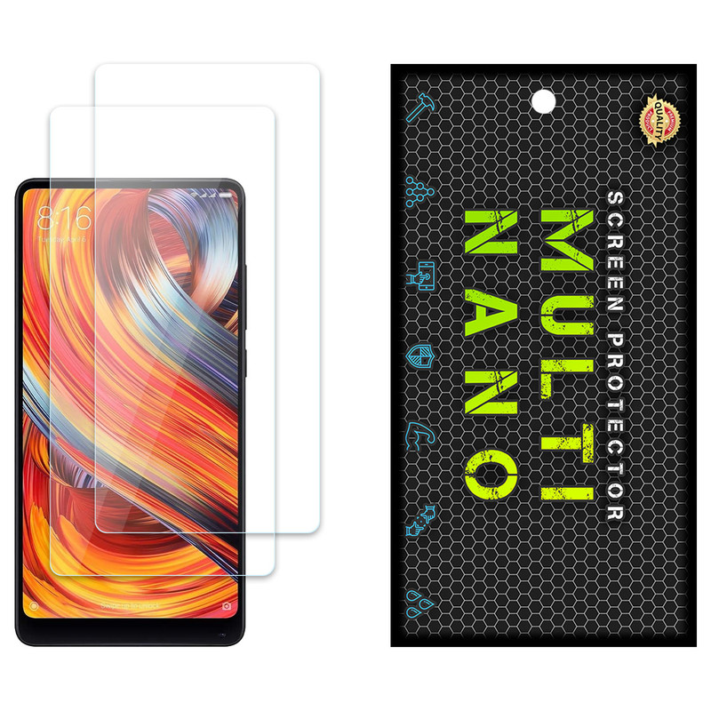 محافظ صفحه نمایش مولتی نانو مدل X-S2N مناسب برای گوشی موبایل شیائومی Mi Mix 2 بسته دو عددی
