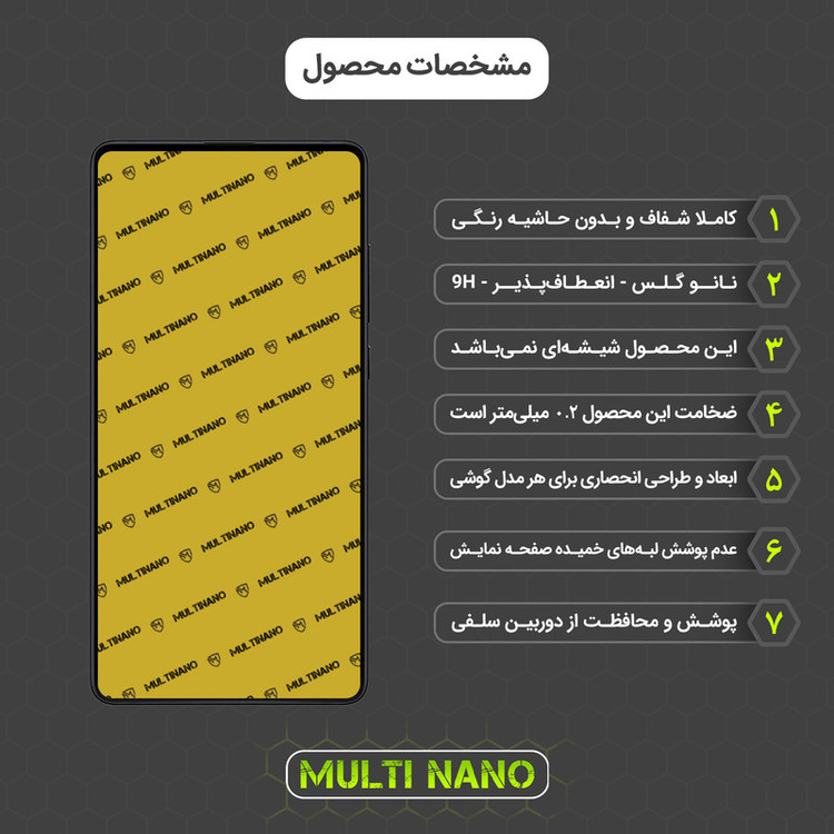 محافظ صفحه نمایش مولتی نانو مدل X-S2N مناسب برای گوشی موبایل شیائومی Mi Mix 2 بسته دو عددی