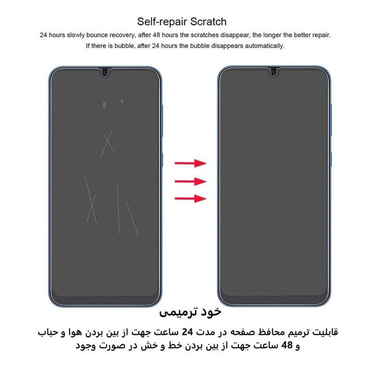 محافظ صفحه نمایش بوف مدل Hydrogel مناسب برای گوشی موبایل شیائومی Redmi Note 13 Pro Plus / Mi 12 Pro/ Galaxy A71