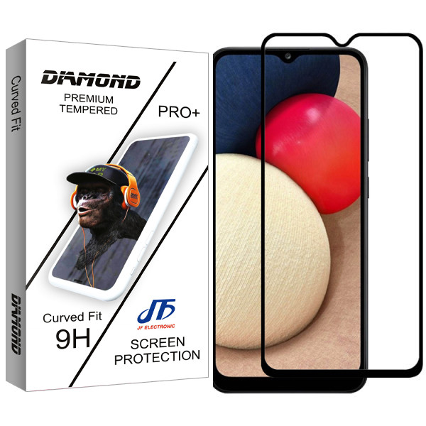 محافظ صفحه نمایش جی اف مدل Diamond glass مناسب برای گوشی موبایل سامسونگ Galaxy A02s