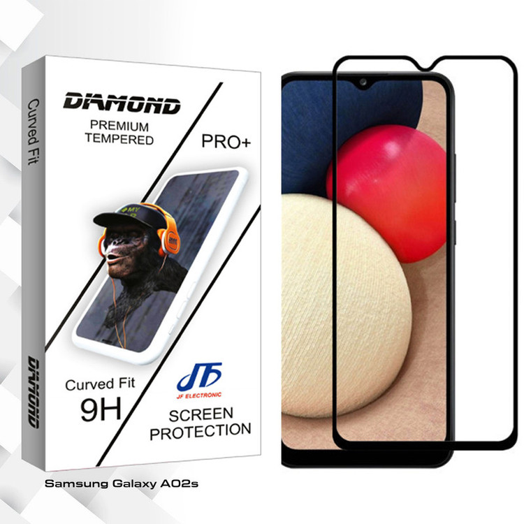 محافظ صفحه نمایش جی اف مدل Diamond glass مناسب برای گوشی موبایل سامسونگ Galaxy A02s